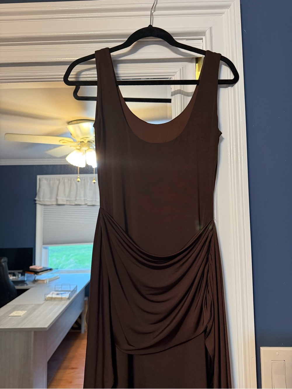 Hello Molly MAXIMUM STYLE MAXI DRESS BROWN - Picture 8 of 13